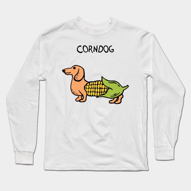 Corndog Long Sleeve T-Shirt by Graograman